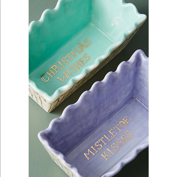 NWT Anthropologie L’Hiver Mini Loaf Pan Set - Picture 2 of 3